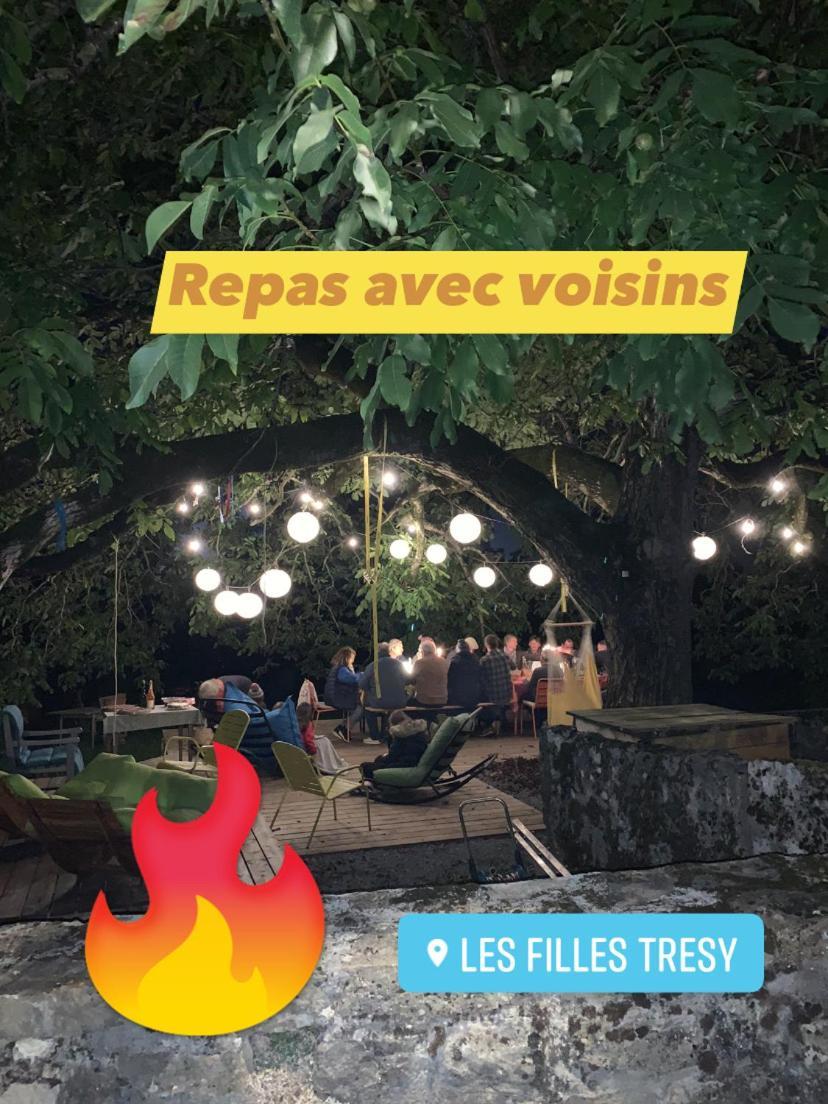 Chambres D Hotes Les Filles Tresy Passenans Buitenkant foto